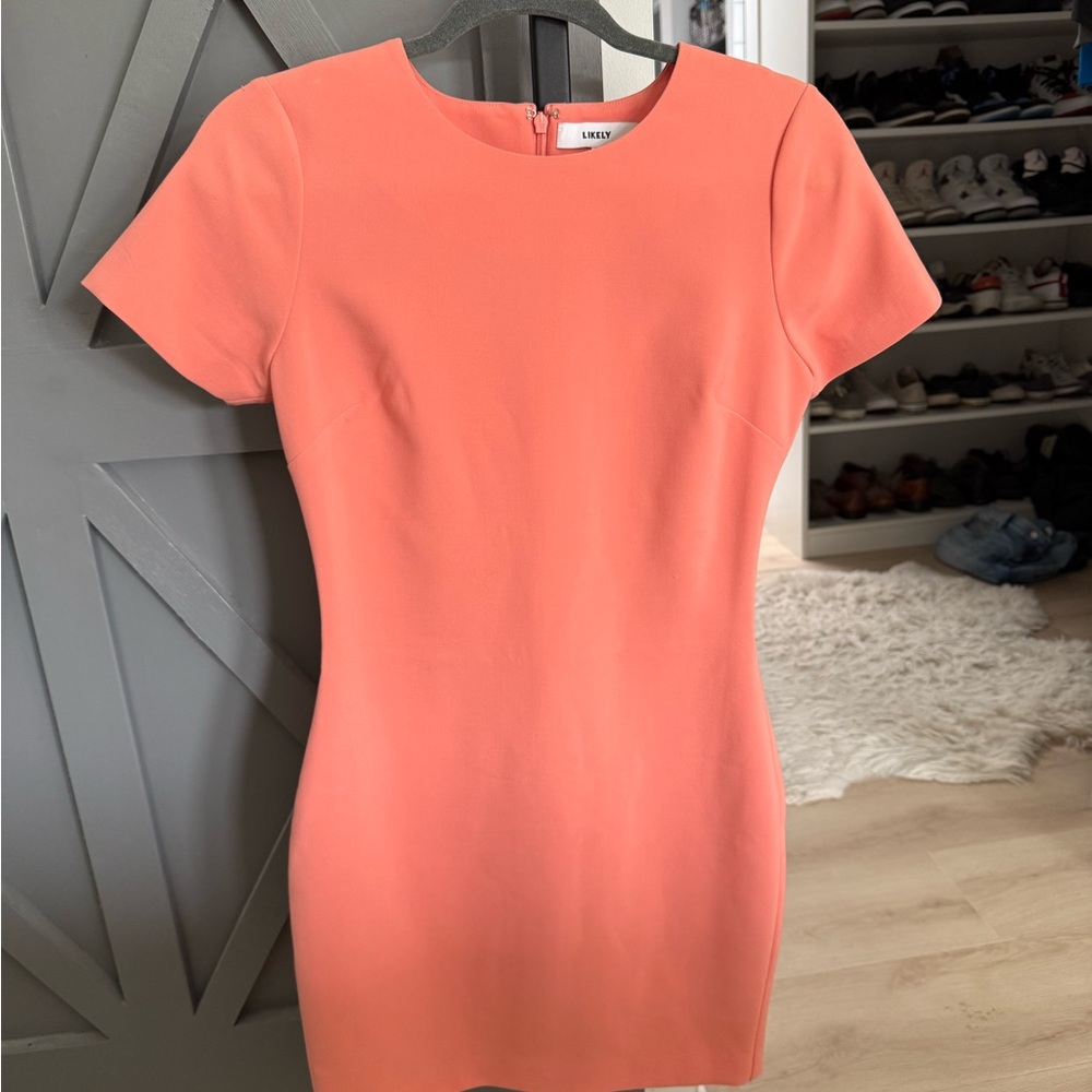 Likely Manhattan dress size 6 Coral